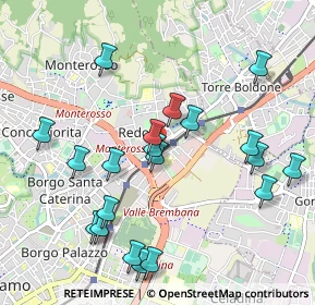 Mappa Via Filippo Corridoni, 24124 Bergamo BG, Italia (1.06)