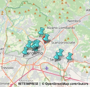 Mappa Via Filippo Corridoni, 24124 Bergamo BG, Italia (2.79545)