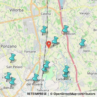 Mappa Via G. Matteotti, 31020 Villorba TV, Italia (2.7375)