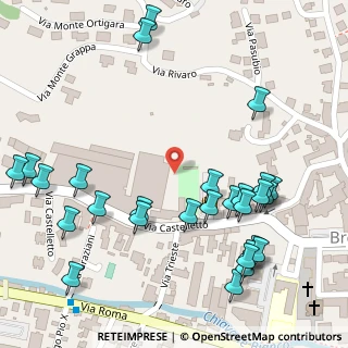 Mappa Via Castelletto, 36042 Breganze VI, Italia (0.15)