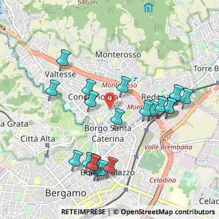 Mappa Viale Giulio Cesare, 24124 Bergamo BG, Italia (1.051)