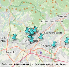 Mappa Viale Giulio Cesare, 24124 Bergamo BG, Italia (2.70909)