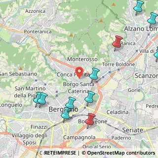 Mappa Viale Giulio Cesare, 24124 Bergamo BG, Italia (2.9875)
