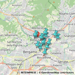 Mappa Viale Giulio Cesare, 24124 Bergamo BG, Italia (1.202)