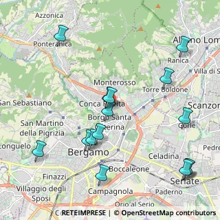 Mappa Viale Giulio Cesare, 24124 Bergamo BG, Italia (2.4)