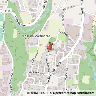Mappa Via del Bottaccio, 35, 21040 Oggiona Con Santo Stefano, Varese (Lombardia)