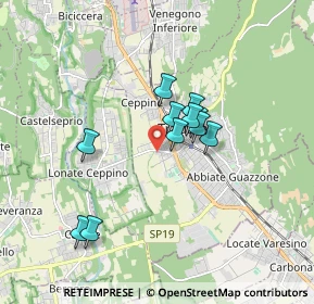 Mappa Via Luini Bernardino, 21049 Tradate VA, Italia (1.32818)