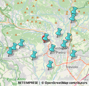 Mappa Piazza Dordo, 24030 Mapello BG, Italia (4.25231)