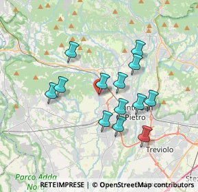 Mappa Piazza Dordo, 24030 Mapello BG, Italia (3.09077)