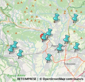 Mappa Via S. Gerolamo, 24030 Mapello BG, Italia (4.28636)