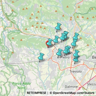 Mappa Via Roma, 24030 Mapello BG, Italia (3.21714)
