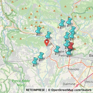 Mappa Via Roma, 24030 Mapello BG, Italia (3.72643)