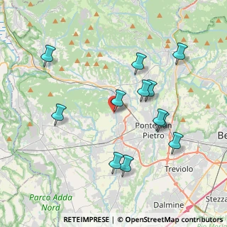 Mappa Via S. Gerolamo, 24030 Mapello BG, Italia (3.90667)