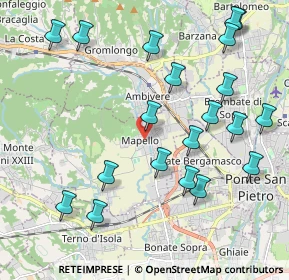 Mappa Via S. Gerolamo, 24030 Mapello BG, Italia (2.336)