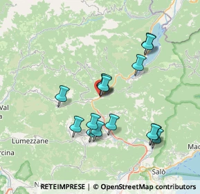 Mappa Via Lucio Fiorentini, 25078 Vestone BS, Italia (6.61733)