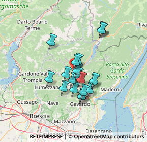 Mappa Via Lucio Fiorentini, 25078 Vestone BS, Italia (10.425)