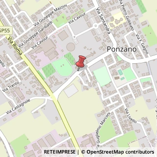 Mappa Via Chiesa di Ponzano, 25, 31050 Ponzano Veneto, Treviso (Veneto)