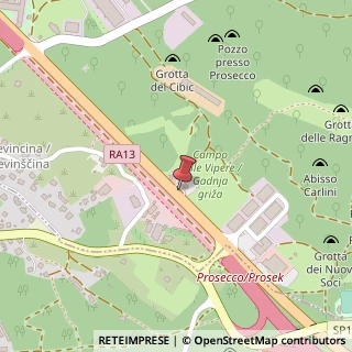 Mappa Località Prosecco Stazione, 35, 34010 Sgonico, Trieste (Friuli-Venezia Giulia)
