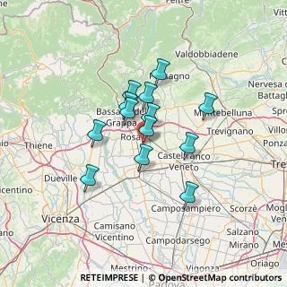 Mappa Via II Giugno, 36028 Rossano Veneto VI, Italia (9.93769)