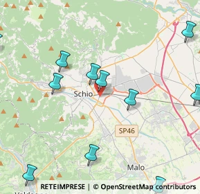 Mappa Via della Macina, 36015 Schio VI, Italia (6.29867)