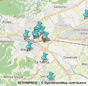 Mappa Via della Macina, 36015 Schio VI, Italia (1.58545)