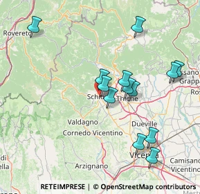 Mappa Via della Macina, 36015 Schio VI, Italia (14.88923)