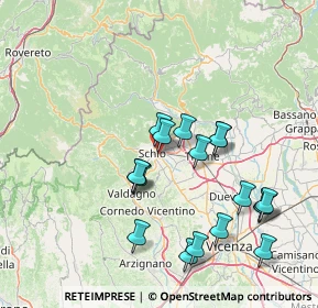 Mappa Via della Macina, 36015 Schio VI, Italia (15.06333)