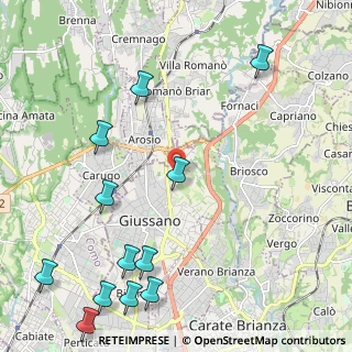 Mappa Via Stelvio, 20833 Giussano MB, Italia (2.90417)
