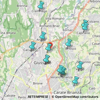 Mappa Via Stelvio, 20833 Giussano MB, Italia (2.22571)