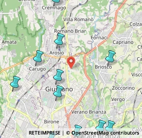 Mappa Via Stelvio, 20833 Giussano MB, Italia (2.87273)