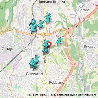 Mappa Via Stelvio, 20833 Giussano MB, Italia (0.852)