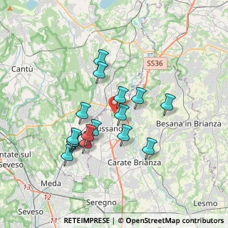 Mappa Via Stelvio, 20833 Giussano MB, Italia (3.155)