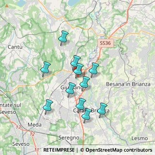 Mappa Via Stelvio, 20833 Giussano MB, Italia (3.11182)
