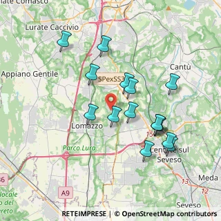 Mappa Bregnano - Via Don Capiaghi, 22070 Bregnano CO, Italia (3.54333)