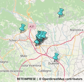 Mappa Via Firenze, 36016 Thiene VI, Italia (3.50333)