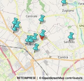 Mappa Via Firenze, 36016 Thiene VI, Italia (1.89)