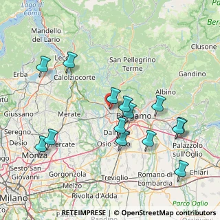 Mappa Via Lesina, 24030 Brembate di Sopra BG, Italia (16.57071)