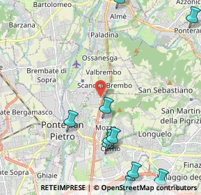 Mappa Via Piemonte, 24030 Mozzo BG, Italia (2.97818)