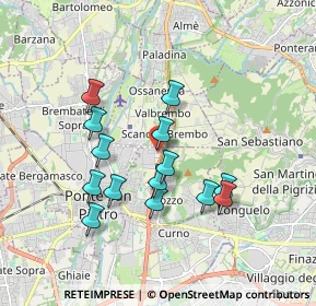 Mappa Via Piemonte, 24030 Mozzo BG, Italia (1.60143)