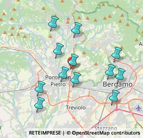 Mappa Via Piemonte, 24030 Mozzo BG, Italia (3.71583)