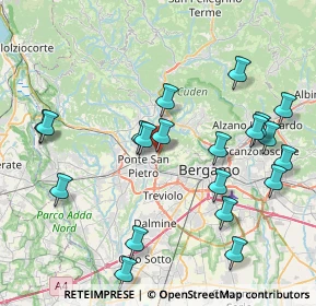 Mappa Via Piemonte, 24030 Mozzo BG, Italia (8.855)