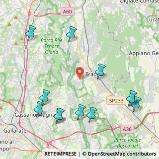 Mappa Via Bernardino Luini, 21050 Lonate Ceppino VA, Italia (5.24)