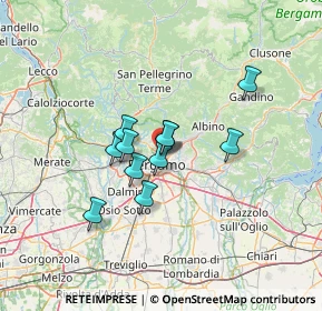 Mappa Via Nadi Nedo, 24124 Bergamo BG, Italia (9.32909)