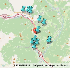 Mappa Autostrada della Valle d'Aosta, 11020 Verrès AO, Italia (3.06571)