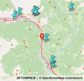 Mappa Autostrada della Valle d'Aosta, 11020 Verrès AO, Italia (5.41273)