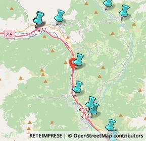 Mappa Autostrada della Valle d'Aosta, 11020 Verrès AO, Italia (5.6175)