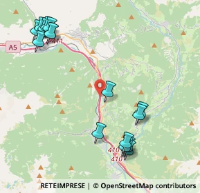 Mappa A5 Torino - Aosta, 11020 Verrès AO, Italia (5.06125)