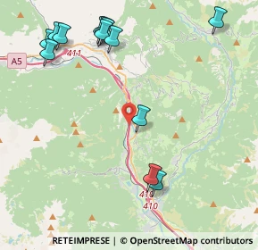Mappa Autostrada della Valle d'Aosta, 11020 Verrès AO, Italia (5.10615)