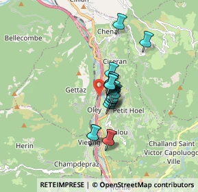 Mappa A5 Torino - Aosta, 11020 Verrès AO, Italia (1.016)