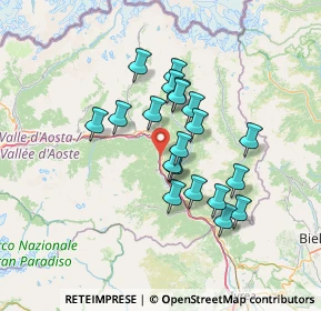 Mappa A5 Torino - Aosta, 11020 Verrès AO, Italia (11.06)